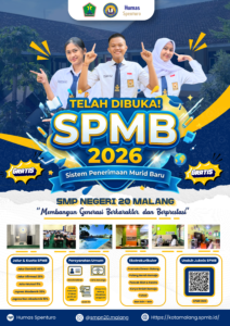 Read more about the article SPMB 2026 SMP Negeri 20 Malang Resmi Dibuka, Pendaftaran Gratis!